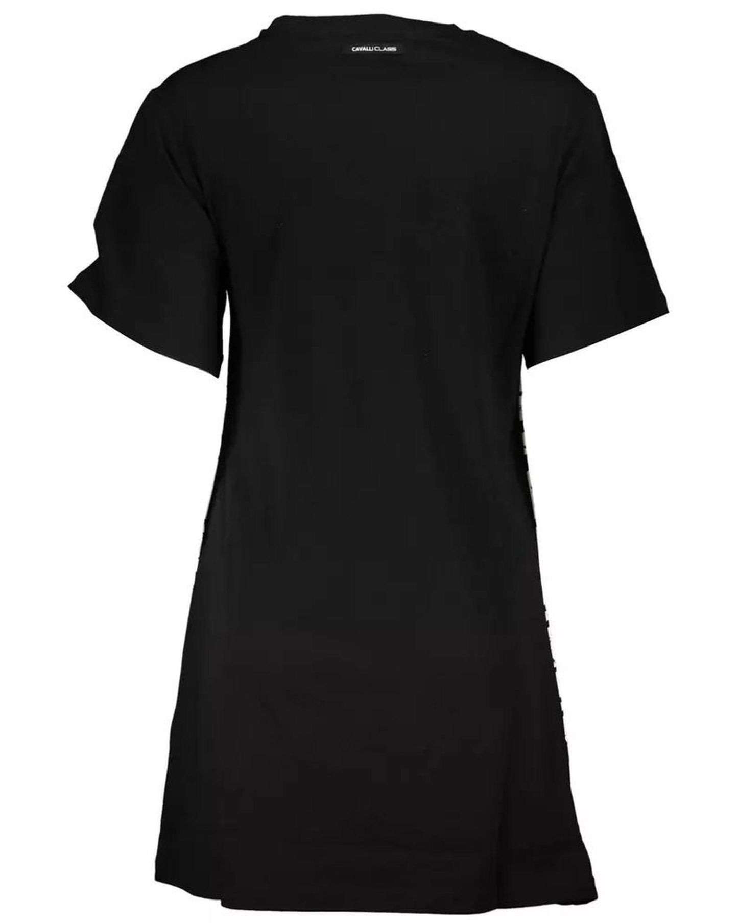 Cavalli Class Women's Black Cotton Dress - L