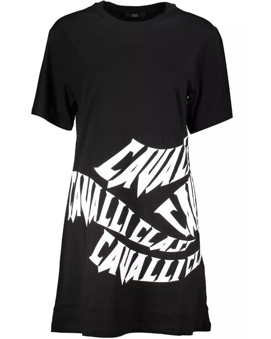 Cavalli Class Women's Black Cotton Dress - S