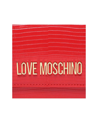 Love Moschino Women's Red Artificial Leather Crossbody Bag - One Size