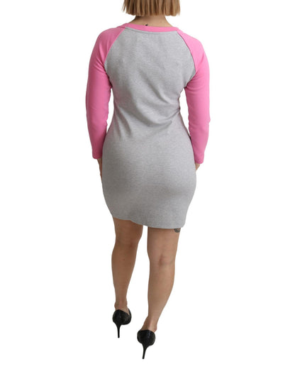 Crew Neck 3/4 Sleeve Sweater Dress with My Little Pony Motive 40 IT Women