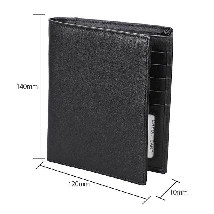 Leather Rfid Passport Wallet - Multi-function - Red