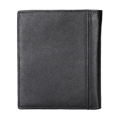 Leather Rfid Passport Wallet - Multi-function - Red