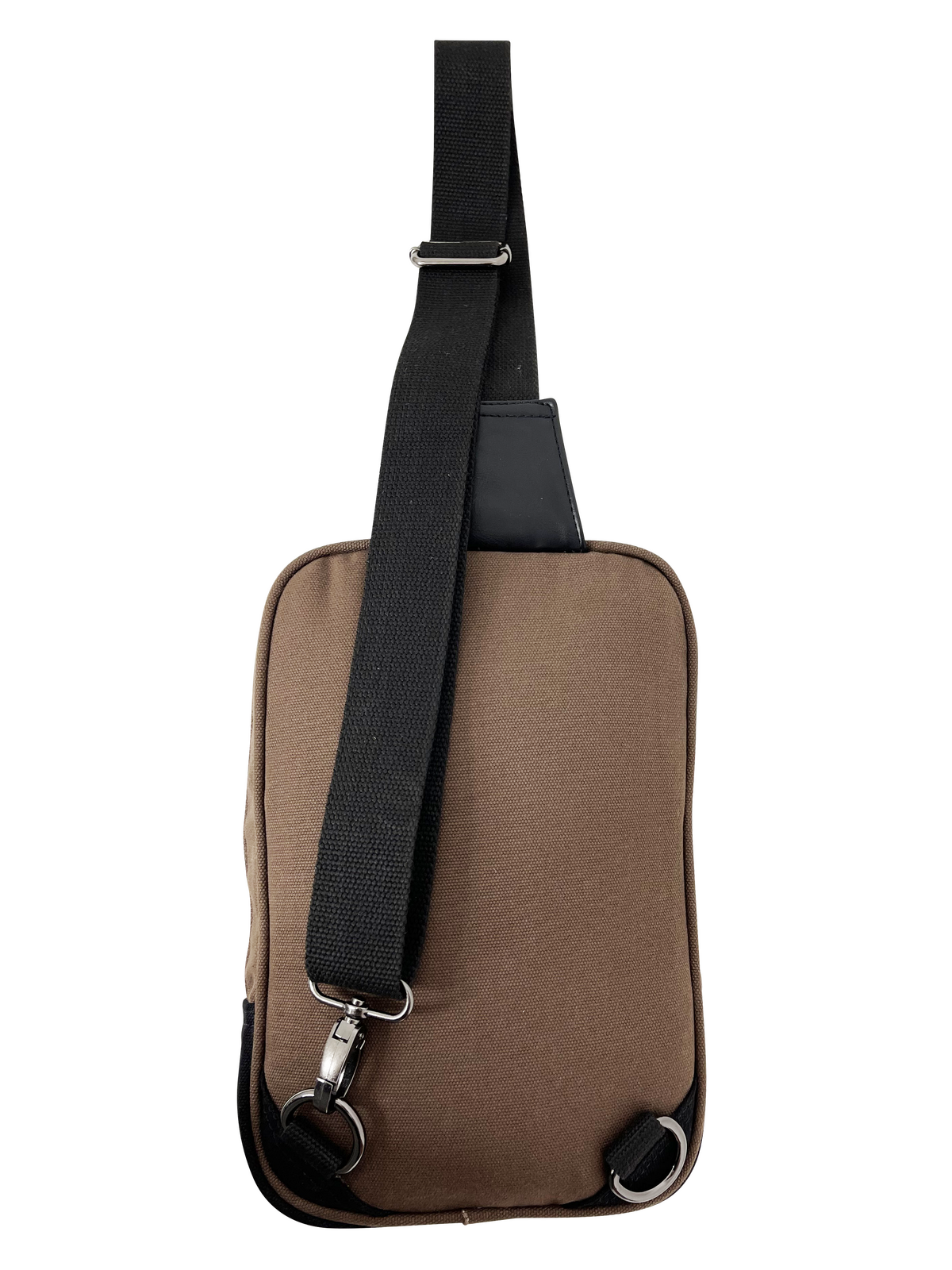 FIB Byron Sling Backpack Bag Travel w/ Single Adjustable Strap - Brown