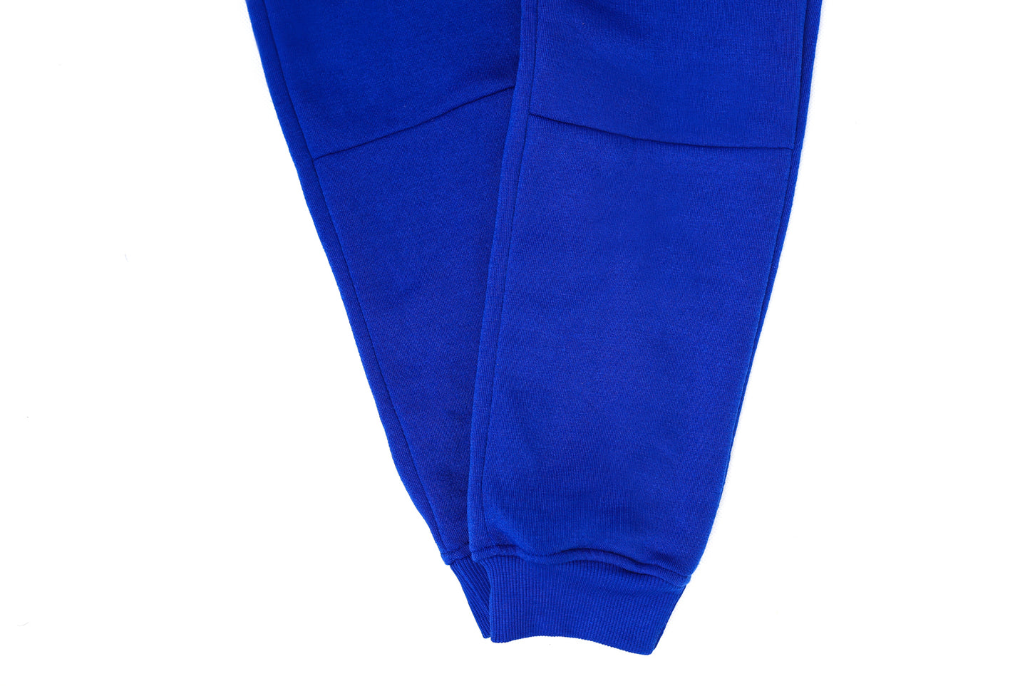 Mens Skinny Track Pants Joggers Trousers Gym Casual Sweat Cuffed Slim Trackies Fleece - Royal Blue - M