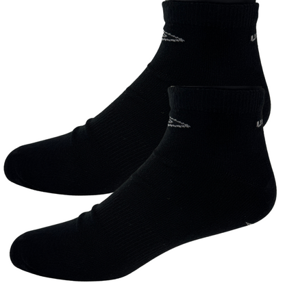 Umbro Mens Trainer Ankle Socks - Black - 1 Pack of 3 Pairs - EU 39-42