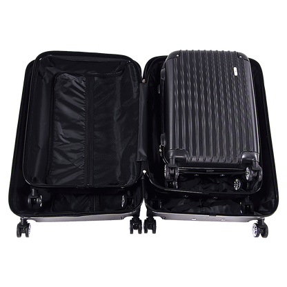 Delegate Suitcases Luggage Set 20" 24" 28"Carry On Trolley TSA Travel Bag