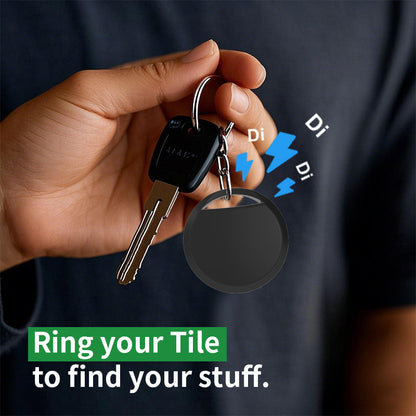 White Android Tracker - Google Find My Device Compatible Luggage and Pet Tracker