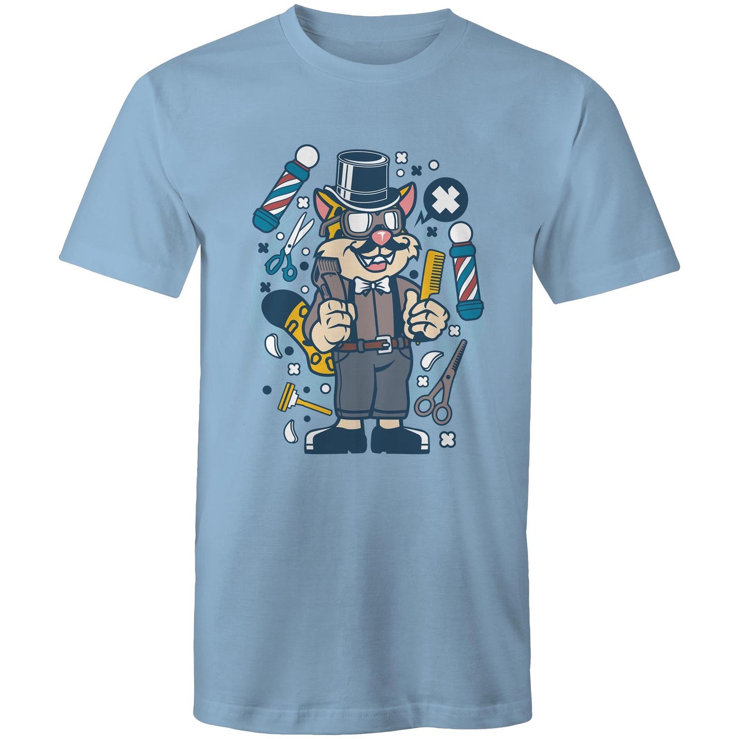 Hipster Barber - Mens T-Shirt