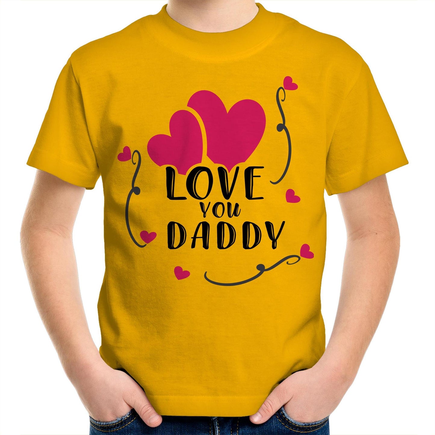 I Love You Daddy Kids  T-Shirt