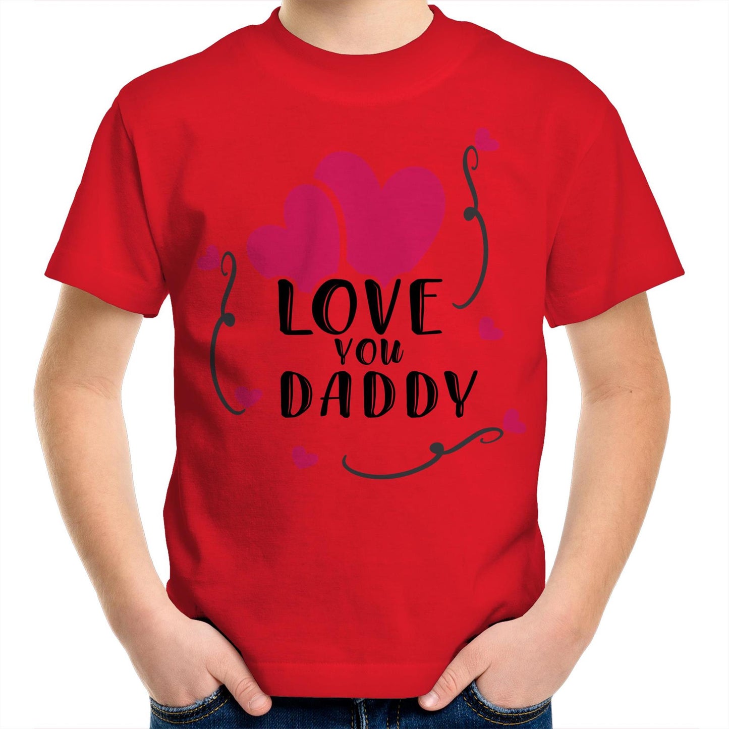 I Love You Daddy Kids  T-Shirt