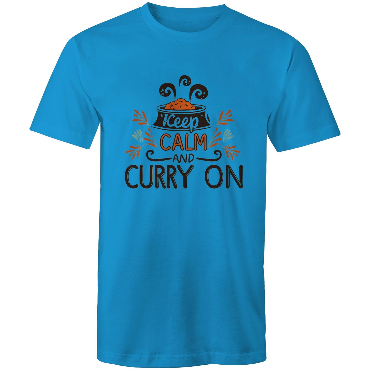 Keep Calm and Curry On - Mens T-Shirt