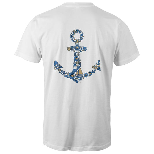 Fancy Anchor t Shirt for boating enthusiasts