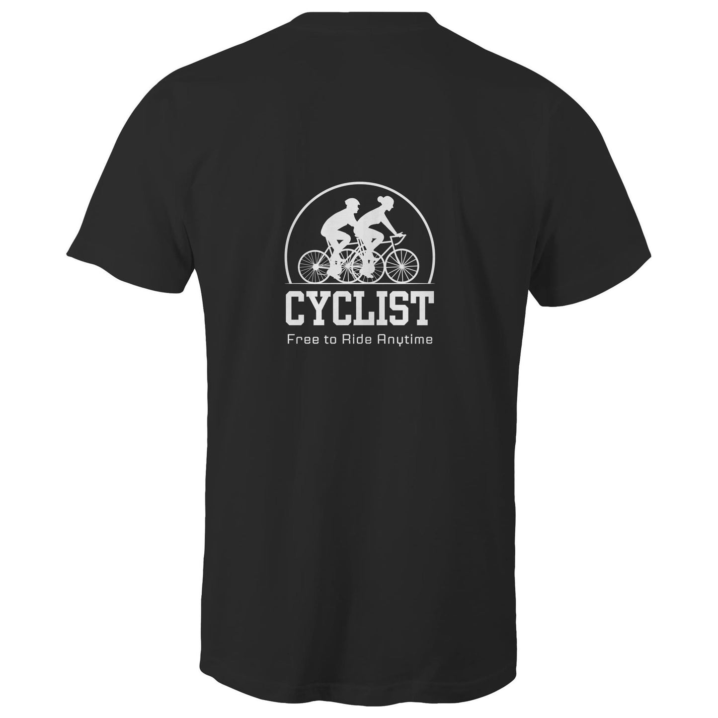 Cyclist Free To Ride - Mens T-Shirt