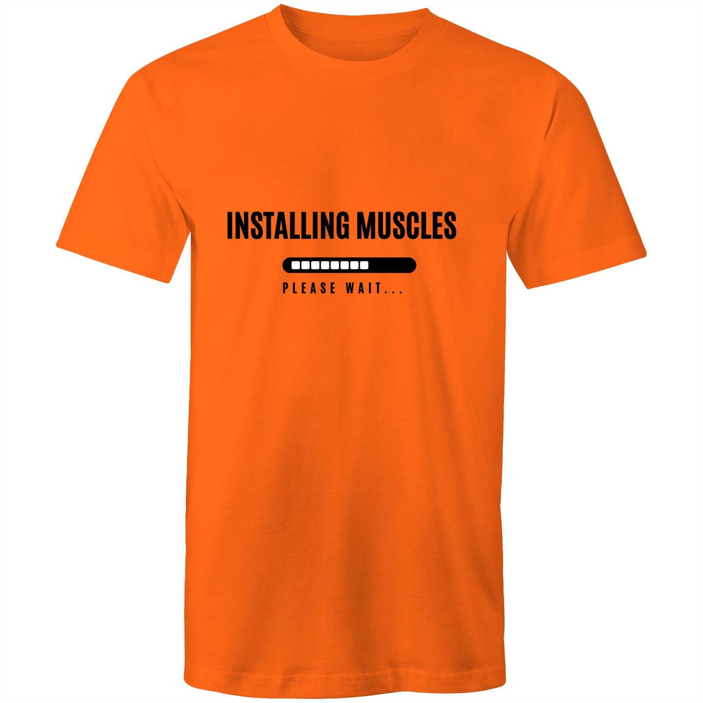 Installing Muscles Please Wait - Mens T-Shirt