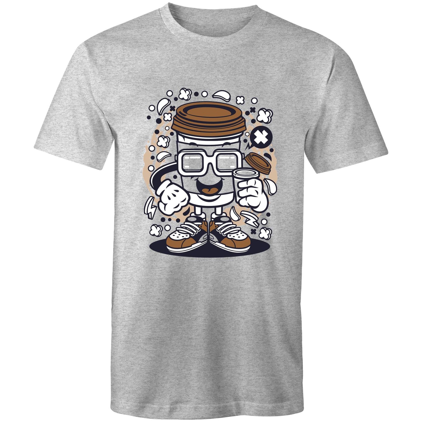 Coffee Head Comic T-Shirt