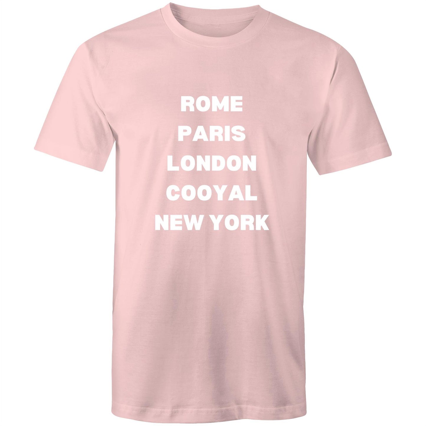 Rome, Paris, London, Cooyal, New York - Mens T-Shirt