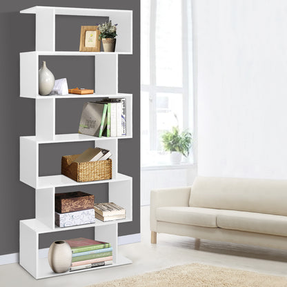 Artiss 6 Tier Display Shelf - White