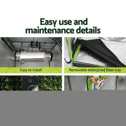 Greenfingers Grow Tent 4500W LED Grow Light Hydroponics Kits Hydroponic System