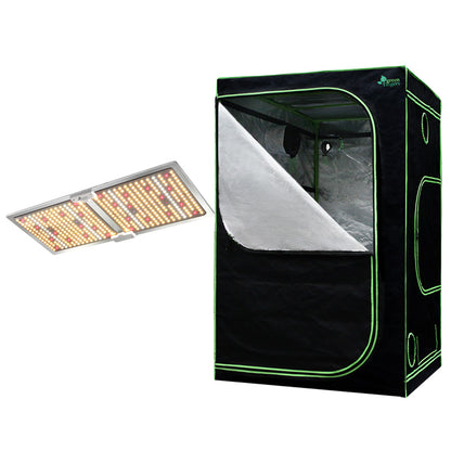 Greenfingers Grow Tent 2200W LED Grow Light Hydroponics Kits System 1.2x1.2x2M