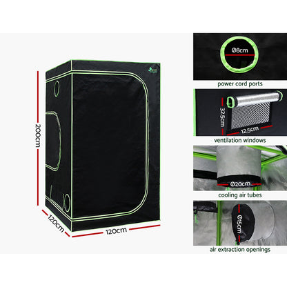 Greenfingers Grow Tent 4500W LED Grow Light Hydroponics Kits System 1.2x1.2x2M