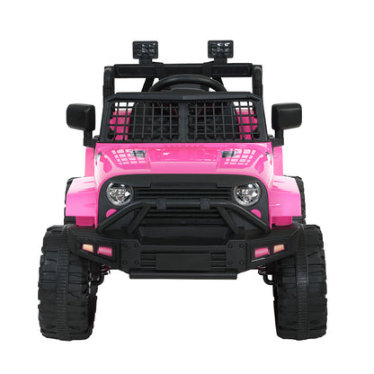 Rigo Kids Ride On Car Electric 12V Car Toys Jeep Battery Remote Control Pink