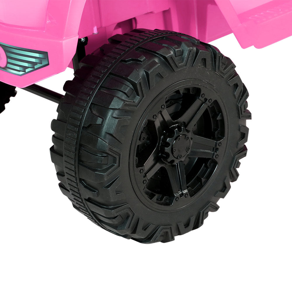 Rigo Kids Ride On Car Electric 12V Car Toys Jeep Battery Remote Control Pink