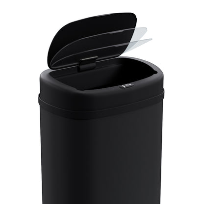 Devanti Sensor Bin 50L Motion Rubbish Trash Can Auto Touch Free Kitchen Black