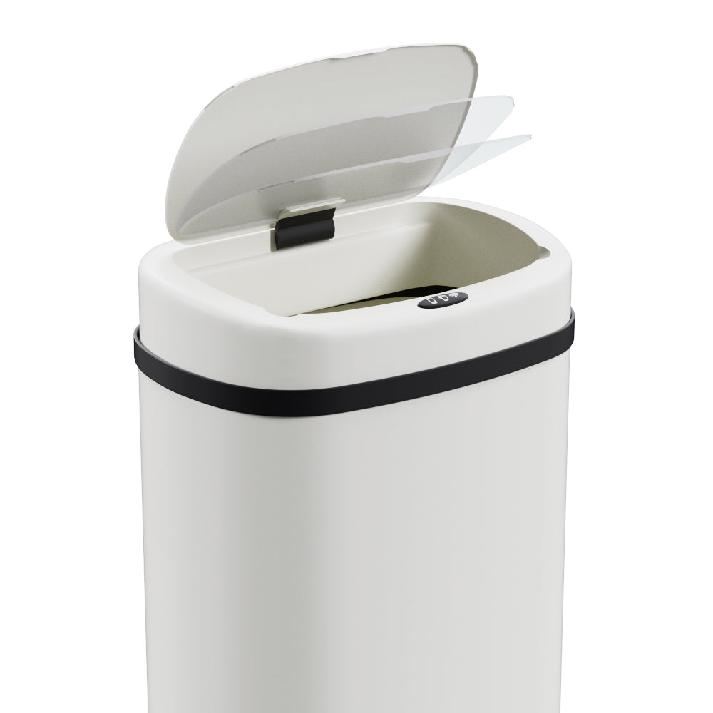 Devanti Sensor Bin Motion Rubbish Trash Can Automatic Touch Free Kitchen White