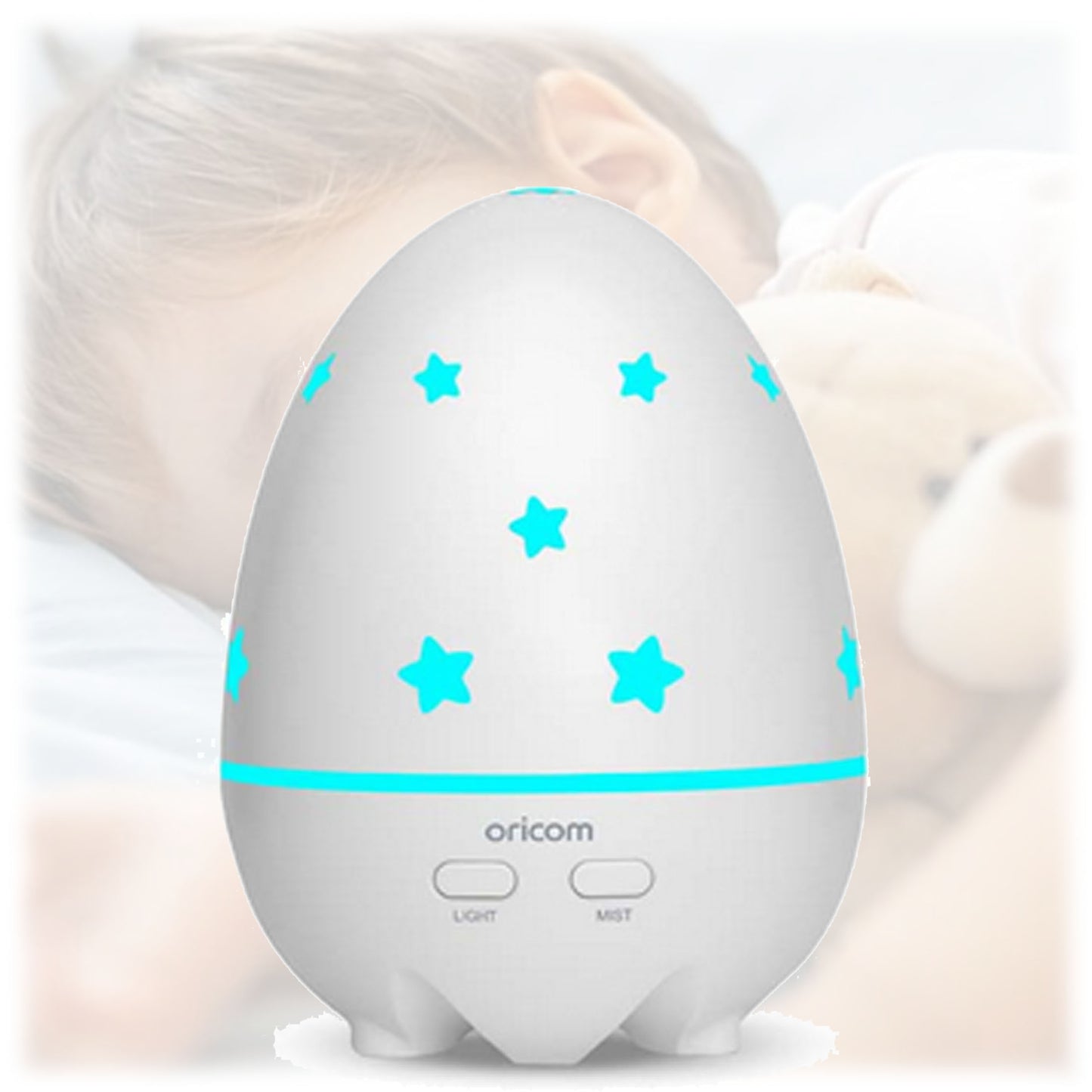 Oricom Aroma Diffuser Humidifier & Night Light Baby Kids Room AD50