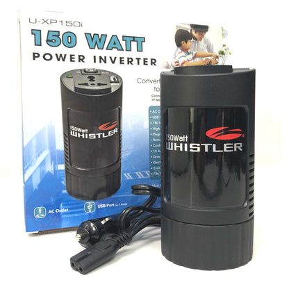 Compact 150W Car Caravan Power Inverter 12v 240v AC DC Sine Wave Can Cup Holder Size