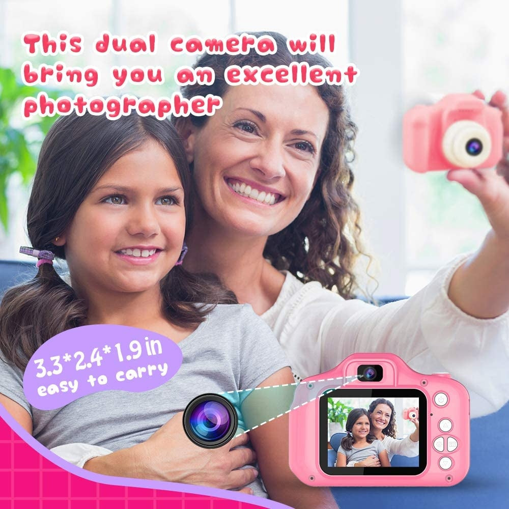 Mini Digital Children Camera Kids Camera 2.0" LCD Toy 32G Card HD