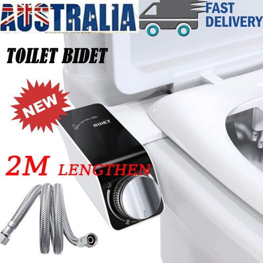 Toilet Bidet Seat Dual Nozzles Bidet Non Electric Toilet Water Sprayer Bathroom