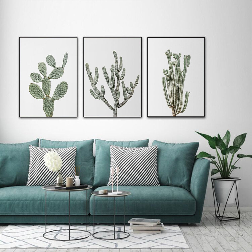 80cmx120cm Desert 3 Sets Black Frame Canvas Wall Art