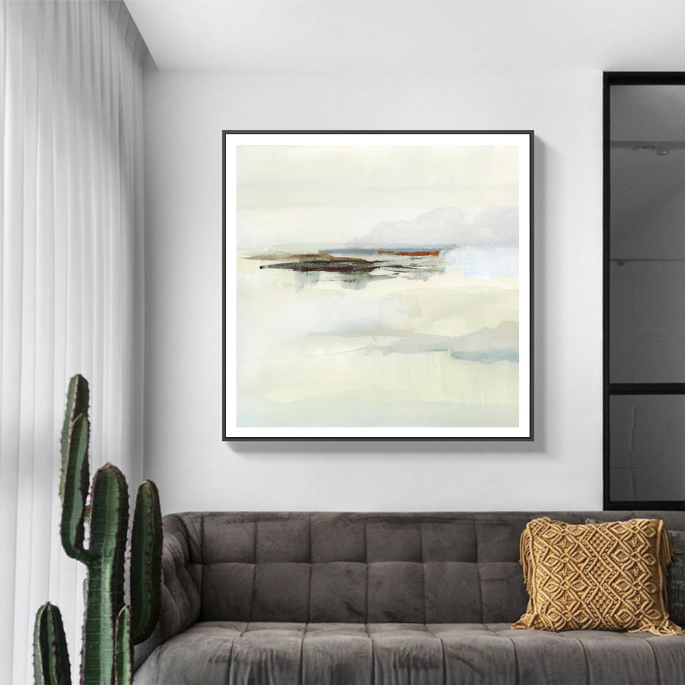 40cmx40cm Atmospheric Edge Black Frame Canvas Wall Art