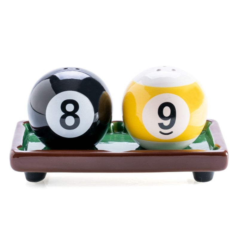 8 Ball Pool Salt Pepper Set