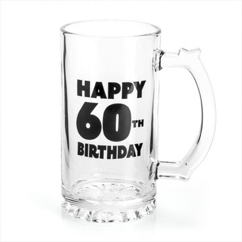 Happy 60th Birthday Beer Stein