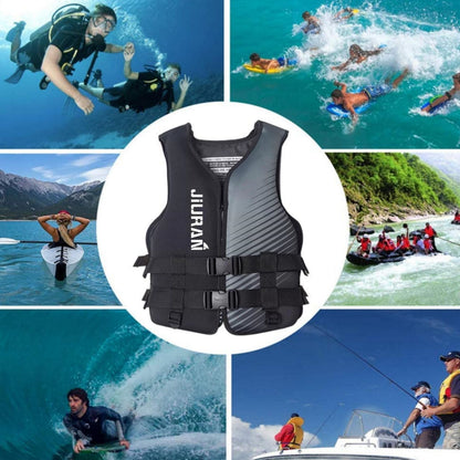 Life Jacket for Unisex Adjustable Safety Breathable Life Vest for Men Women(Blue-XL)