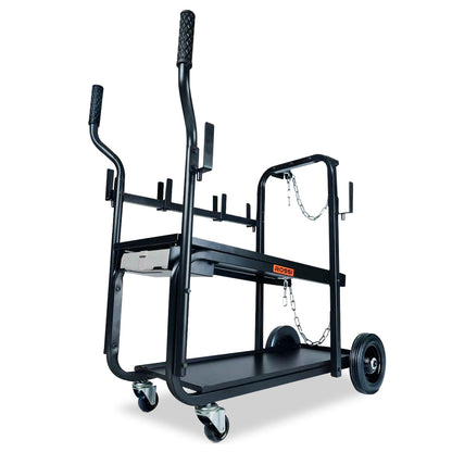 ROSSI Heavy-Duty 160kg Capacity Welding Cart Trolley, with Consumables Case