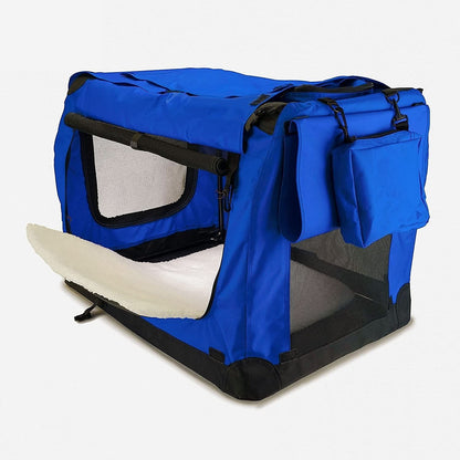 FLOOFI Portable Pet Carrier-Model 1-XL Size (Blue) FI-PC-147-KPT