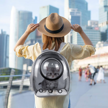 Floofi Space Capsule Backpack - Model 2 (Grey) FI-BP-109-FCQ