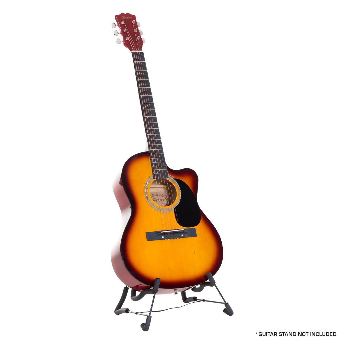 Karrera Acoustic Cutaway 40in Guitar - Sunburst