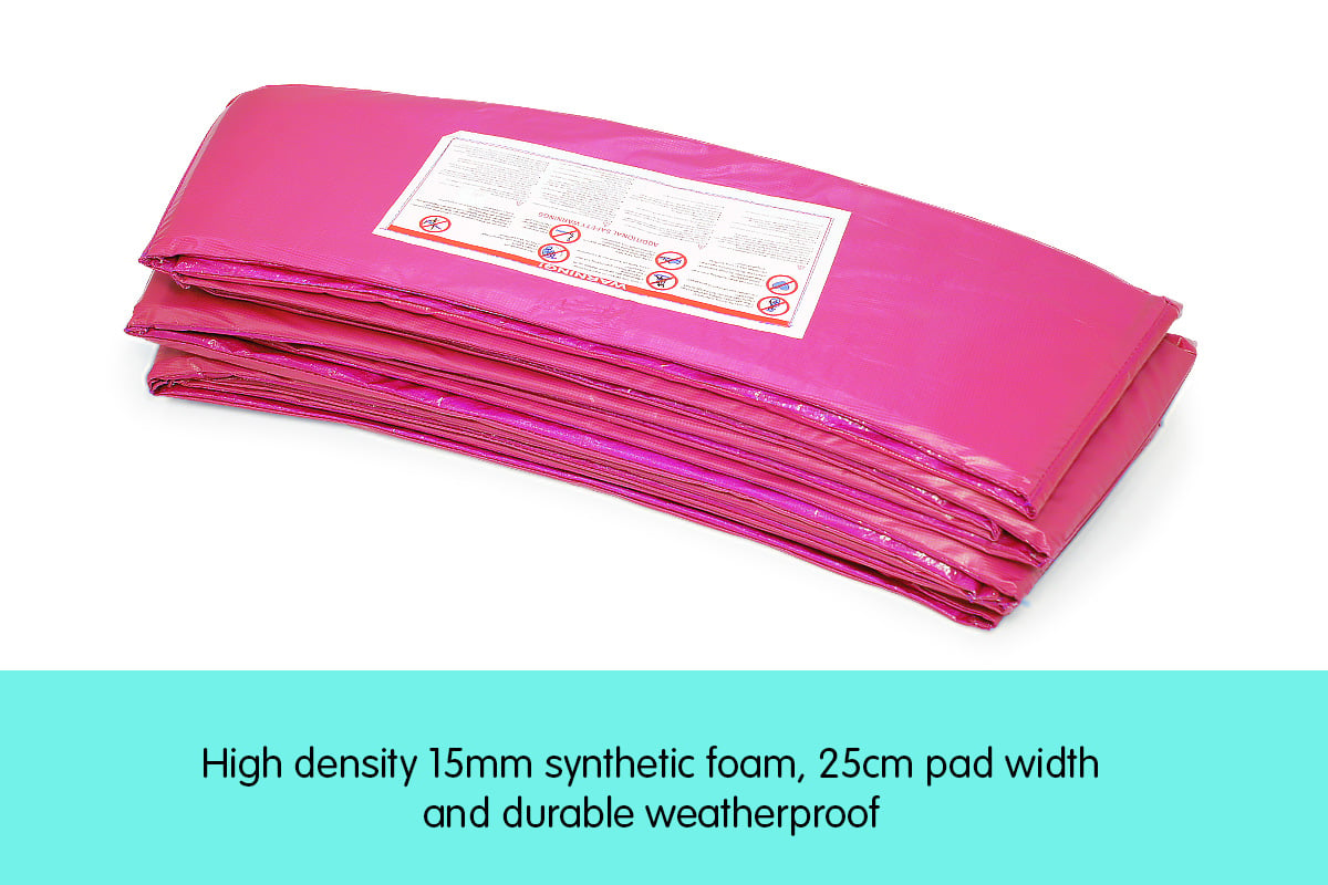 Kahuna 14ft Trampoline Replacement Pad Round - Pink