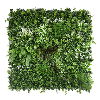 YES4HOMES 1 SQM Artificial Plant Wall Grass Panels Vertical Garden Foliage Tile Fence 1X1M Green