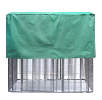 YES4PETS XXXXL Walk-in Bird Cat Dog Cage Pet Parrot Aviary  Perch Castor Wheel 219x158x203cm With Green Cover