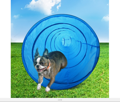 YES4PETS Portable Pet Dog Agility Training Exercise Cat Tunnel Chute with Carry Bag 5.5M