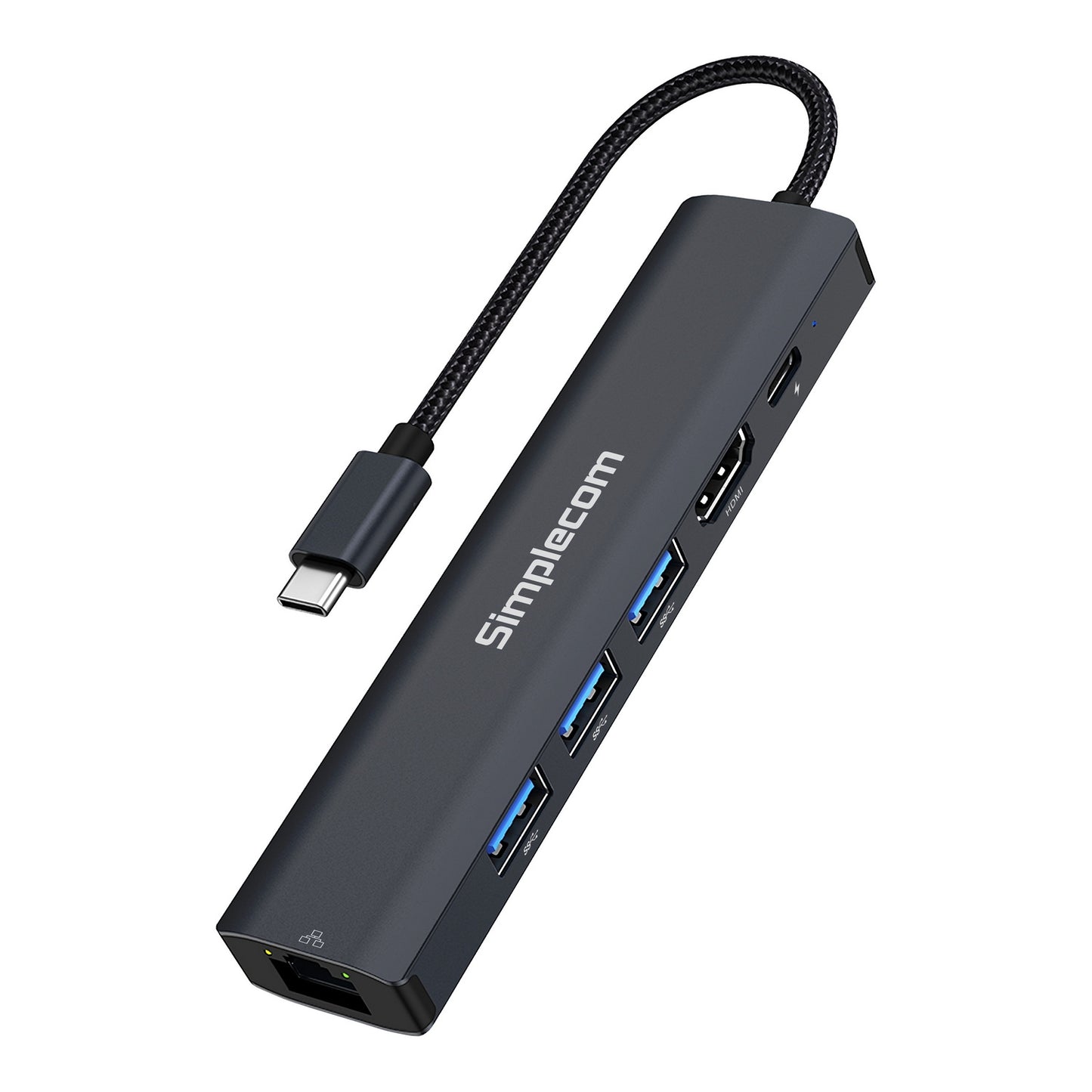 Simplecom CHN560 USB-C SuperSpeed 6-in-1 Multiport Adapter Docking Station