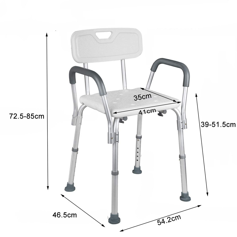 Adjustable Medical Shower Chair Portable Stool Mobility bathtub chair