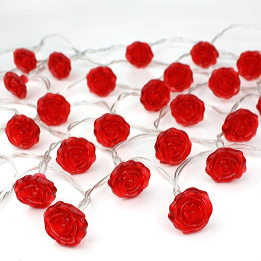 Red Rose battery string fairy light - party night light wedding decoration