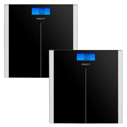 Etekcity Digital Body Weight Bathroom Scale - Black - 2 Pack