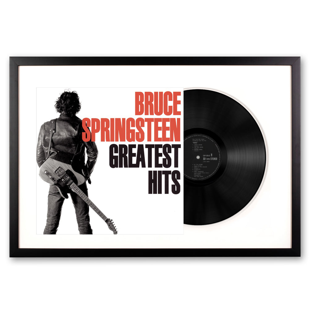 Framed Bruce Springsteen Greatest Hits Vinyl Album Art – Gift Barn ...